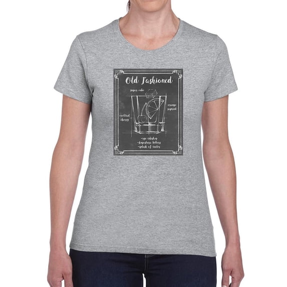 Mixology Old Fashioned T-Shirt Women -Ethan Harper Designs, Female 5X-Large