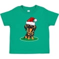 thumbnail image 3 of Inktastic Christmas Dachshund Dog Santa Boys or Girls Toddler T-Shirt, 3 of 5
