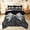 Blakc Grey, variant on meiyoeat Glam Bow Twin Comforter Sets for Kids Girls, Glitter Print Gradient Bedding Set for Bedroom, Pink Black, Pink Reversible, 2-Piece