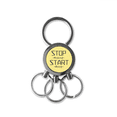 thumbnail image 1 of retain security keep safe quarantine stainless steel metal key holder chain keychain, 1 of 3