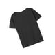 thumbnail image 4 of Camiseta de Cuello Redondo para Mujer, Top de Manga Corta Transpirable para Viajes de Vacaciones, Mujer SG, 4 of 7