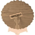 thumbnail image 4 of 6 7/8"W x 6 7/8"H x 1"P Medium Kent Floral Round Rosette, Cherry, 4 of 15