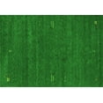 thumbnail image 1 of Ahgly Company Indoor Rectangle Abstract Green Contemporary Area Rugs, 2' x 5', 1 of 1