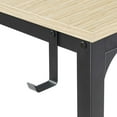 thumbnail image 3 of CubiCubi Computer Desk with Particle Board, Black Metal Frame, Ivory Finish,32", 3 of 8