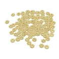 thumbnail image 4 of 500Pcs Flower Spacer Beads Set Flower Beads Charm Loose Beads for Jewelry Making Gold, 4 of 9