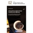 thumbnail image 4 of yeacher Remote Control USB Desk Fan with 3 Speed Settings, 5 LED Light Modes, 1H/2H Timer, and Storage Slot for Remote - Gold (102 Star Moon Fan), 4 of 6