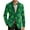03-Green, variant on St. Patrick's Day Corduroy Blazer Formen Shamrock Jackets 3D Splicing Printed Colorblock Button Loose Work Sport Coat with Pocket 13-Green S