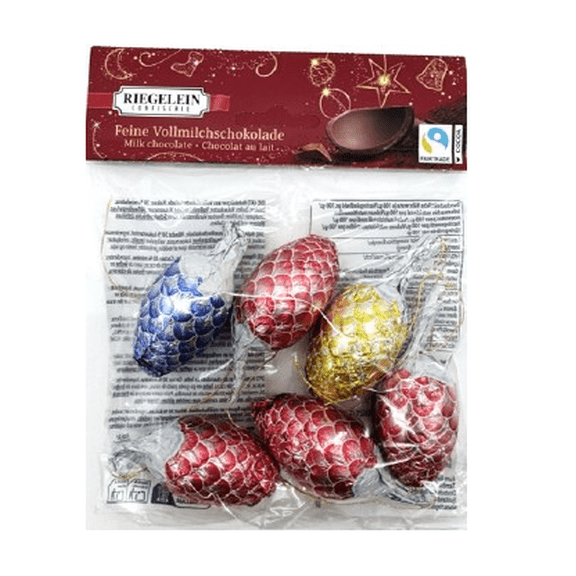 Riegelein Christmas cones 6pcs- 75g