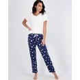thumbnail image 4 of 3 Pack: Women’s Ultra-Soft Comfy Pajama Lounge Pants Elegant Sleepwear (Available In Fleece & Soft Knit) Plus Size, 4 of 5