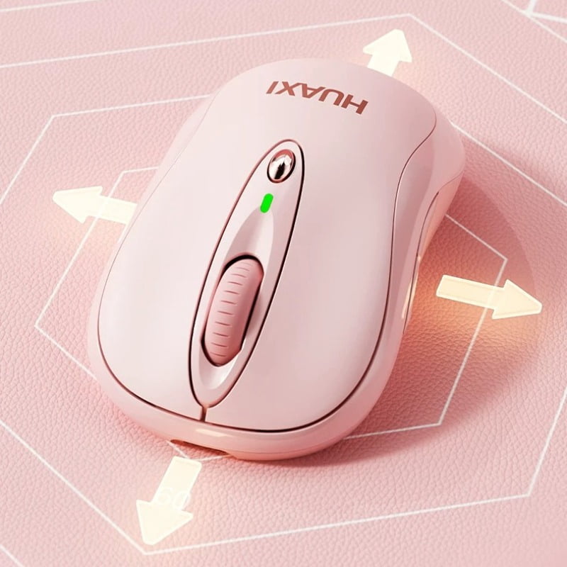Bluetooth Wireless Mouse with Type-C Charging, Silent Rechargeable Mouse for MacBook IPad Laptop