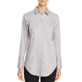 thumbnail image 4 of Foxcroft Women’s Patrice Button Down Tops, Gray, 6 AV/MD/RG, 4 of 4