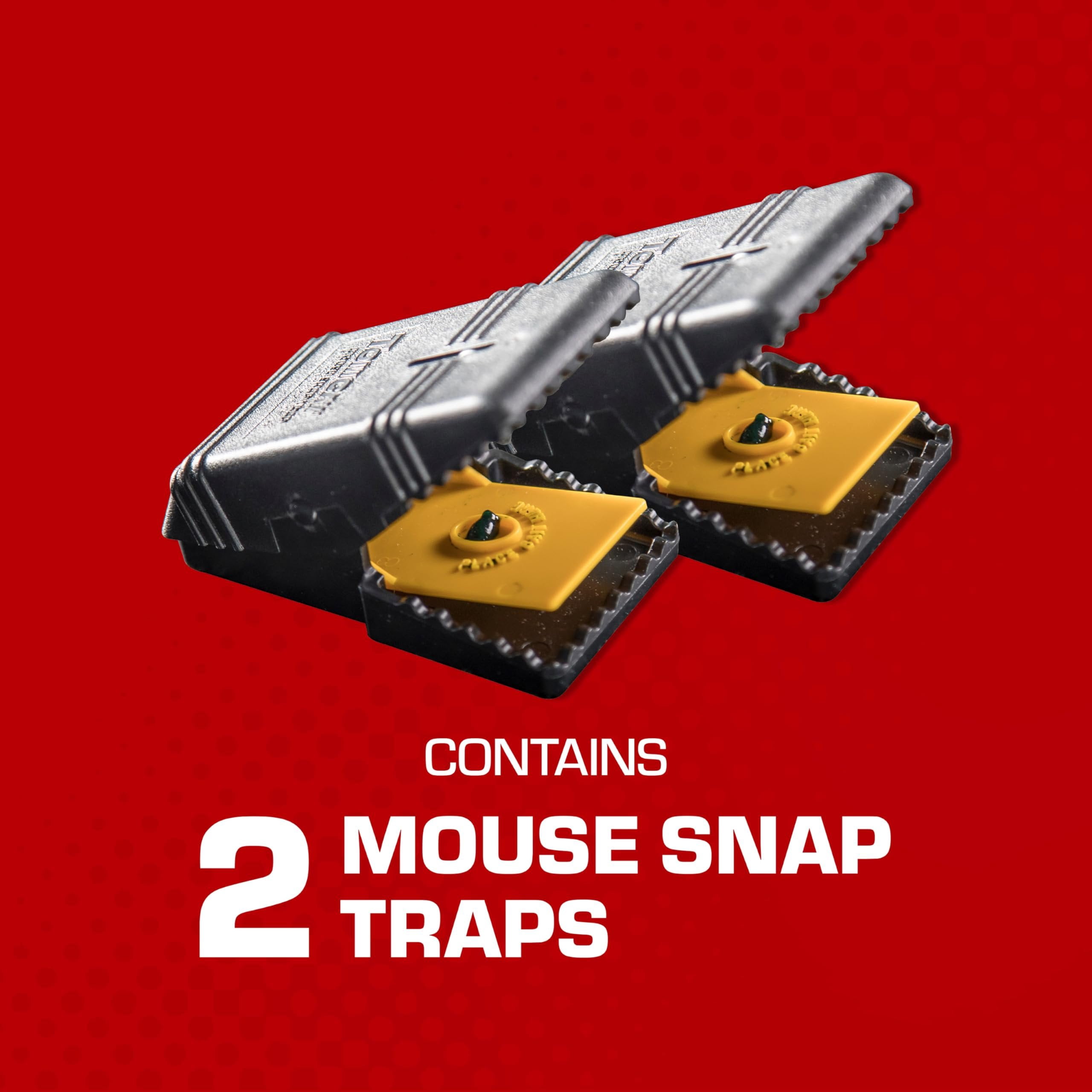 Tomcat Mouse Snap Traps, 1 Case of 24 Traps