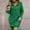 Green, variant on WJHWSX Womens Fall Dresses,Casual Dresses for Women,Fall Dresses for Women 2025,Long Sleeve,Pockets,Soft,Solid,M(US:6)