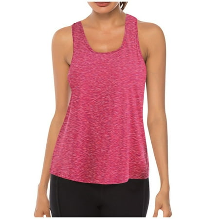 outfmvch womens tops tank top for women women workout tops mesh racerback tank yoga shirts gym clothes corset tops for women pink xxl