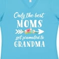 thumbnail image 4 of Inktastic Only the Best Moms Get Promoted to Grandma Women's V-Neck T-Shirt, 4 of 5