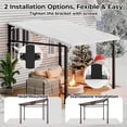 thumbnail image 5 of EastVita 10-10FT Gazebo Pergola Awnings for Patio Wall Mounted Gazebos Pergola on Clearance with Metal Frame Lean to Gazebo Patio Canopy Outdoor Pergolas for Patios Deck Porch Backyard, 5 of 5