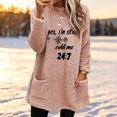 thumbnail image 5 of Ke1Clo Winter Sweaters for Women Casual Fashion Snowflake Graphic Crew Neck Long Sleeve Pullover Oversized Loose Comfy Basic Knit Tops Pink M, 5 of 6