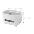 thumbnail image 2 of Masteelf  Tissue Storage Organizer Holder Tissues Cube Boxes Cover White, 2 of 8
