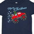 thumbnail image 4 of Inktastic Merry Christmas Santa Drives a Monster Truck Boys or Girls Toddler T-Shirt, 4 of 5