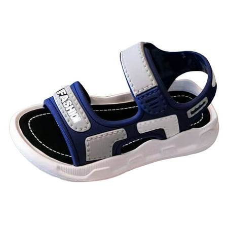 

JUMESG Toddler Sandals Boys Girls Sport Water Sandals Closed-Toe Outdoor(Toddler/Little Kid/Big Kid) (Blue 23)