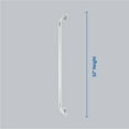 thumbnail image 5 of Medline Grab Bar Bathtub and Shower Handle for Seniors, 32In, 300 lb. Capacity, Steel, Knurled Chrome, 5 of 6