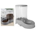 thumbnail image 3 of Automatic Cat Feeder, Automatic , Pets Food Dispenser, Water Drinking Gray Food Feeder, 3 of 8