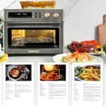 thumbnail image 2 of Restored VAL CUCINA Infrared Heating Air Fryer Toaster Oven, Extra Large Countertop Convection Oven 10-in-1 Combo, 6-Slice Toast, Enamel Baking Pan Easy Clean with Recipe Book,Black, 2 of 7