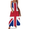 thumbnail image 1 of Minifalda Union Jack de los años 60: lo mejor en vestidos sin mangas con la bandera británica, vestidos para mujer 2024, ropa de fiesta de diseñador de lujo para mujer, 1 of 7