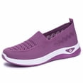 thumbnail image 6 of Womens Walking Shoes Mesh Breathable Slip On Shoes Orthopedic Comfortable Non-Slip Lightweight Sneakers Arch Support Non- Hollow Soft Bottom Shoes, 6 of 9