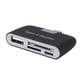 thumbnail image 3 of Lector de tarjetas multifunción USB3.1 HUB + tarjeta de memoria TF para PC y teléfono tipo C (negro), 3 of 5