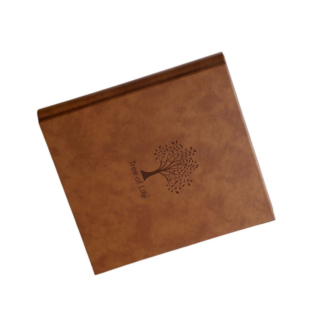 Álbum de fotos de 32x30cm, 770 bolsillos, portafotos de cuero para el crecimiento del bebé, libro conmemorativo, forro transparente Visible, Almacenamiento y organización del hogar Tipo 2 Billuyoard HA073825-02