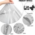 thumbnail image 7 of SCRAWLGOD White Marble Print 4 PCS Gaming Chair Covers Slipcovers Anti-Slip Dustproof Rotating Armchair Slipcovers Stretchy Gamer Chair Cover with Armrest Covers, 7 of 7