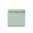 thumbnail image 1 of Cubo de basura Wosthever pequeño de Acero inoxidable para cocina 4L color verde claro, 1 of 6