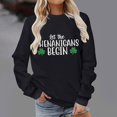 thumbnail image 6 of Guluxicc Women's Sweatshirts Casual Long Sleeve Graphic Printed Shirts St. Patrick's Day Pullover Tops, M, 6 of 6
