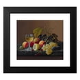 thumbnail image 2 of Severin Roesen 14x12 Black Modern Framed Museum Art Print Titled - Still Life of Fruit with Lemon, 2 of 5
