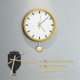 thumbnail image 2 of Reloj de cuarzo con péndulo silencioso de pared, piezas de mecanismo de reloj de péndulo, repuesto de motor, bricolaje, Re-GT, 2 of 3