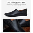 thumbnail image 3 of Genuine Leather Loafer Shoes Slip On Soft Walking Driving Shoes, 3 of 7