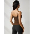 thumbnail image 6 of Women'S Tank Tops Slim Fit Spaghetti Strap Tank Top Cute Summer Square Neck Workout Camisole Tops Coffee XL, 6 of 7