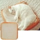 thumbnail image 1 of Cojín de simulación 3D para pan: almohada decorativa de 15 pulgadas para decorar la habitación, tela suave y relleno de algodón, 38x38x5cm, 1 of 8