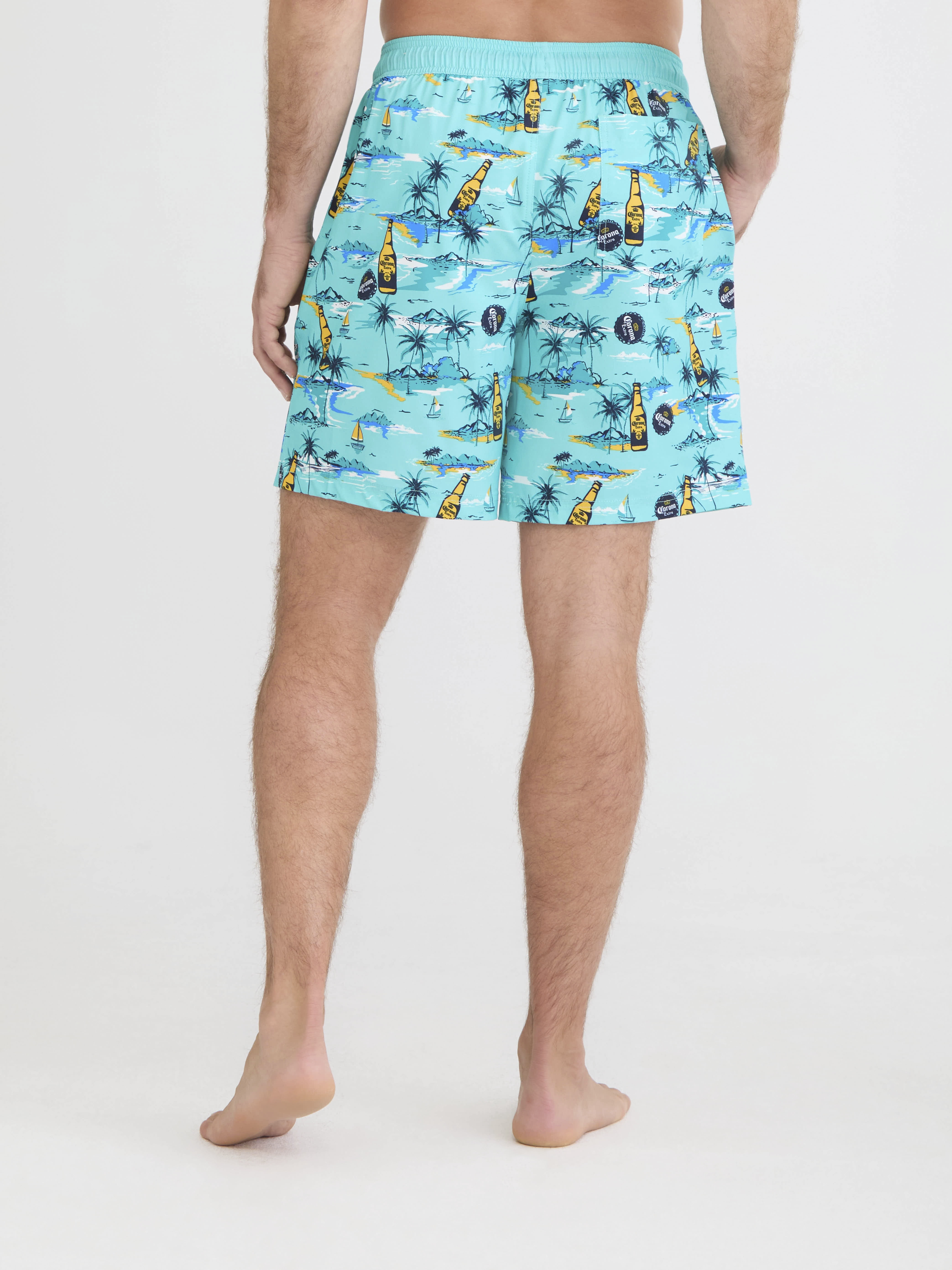 Corona Men's Printed Swim Board Shorts, Sizes S-3XL