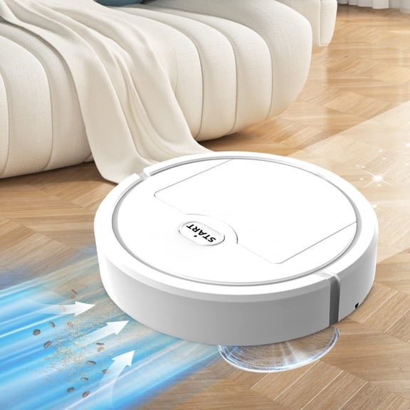 Mini Automatic Sweeping Robot, Mini Robot Vacuum and Mop, 3 in 1 Vacuuming Mopping Sweeping, for Hardwood Floors, Carpets & Pet Hair