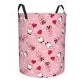 thumbnail image 2 of Daiia Gnome With Heart Round Laundry Basket with Handles Thickened Waterproof Circular hamper,Dirty Clothes Storage Basket for Bedroom,Bathroom,College Dorm-Small, 2 of 8