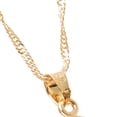 thumbnail image 4 of Dije Inicial O Ametrinaa con Zirconias y Cadena Chapa Oro 18K MPDC0004-O, 4 of 5