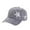 a-Grey40070, variant on Womens Mens Star Embroidery Distressed Denim Baseball Cap Ripped Adjustable Fit Hat For Casual Daily Outdoor Wear Fashionable Headwear