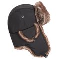 thumbnail image 2 of Trespass Unisex Hat Dapper - Adults Trapper Hat with Ear Flaps Ear Muffs, Water Repellent Fabric, Trooper Hat with Faux Fur, Winter Men Ladies Warm Hat, 2 of 7