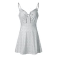 thumbnail image 3 of 2025 Robes d'Été Imprimées Colorées Maxi pour Femmes, Robe Sans Manches à Blocs, Robes Chemise Ligne A pour Femmes Maxi Mini, 3 of 5