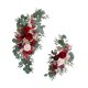 thumbnail image 3 of 2 uds flores de arco de boda, decoración de letrero de bienvenida, flores de seda rústicas de granja, hojas para ventana, silla de boda,, 3 of 8