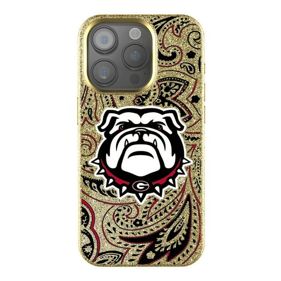 Keyscaper Georgia Bulldogs Paisley Bling iPhone Case