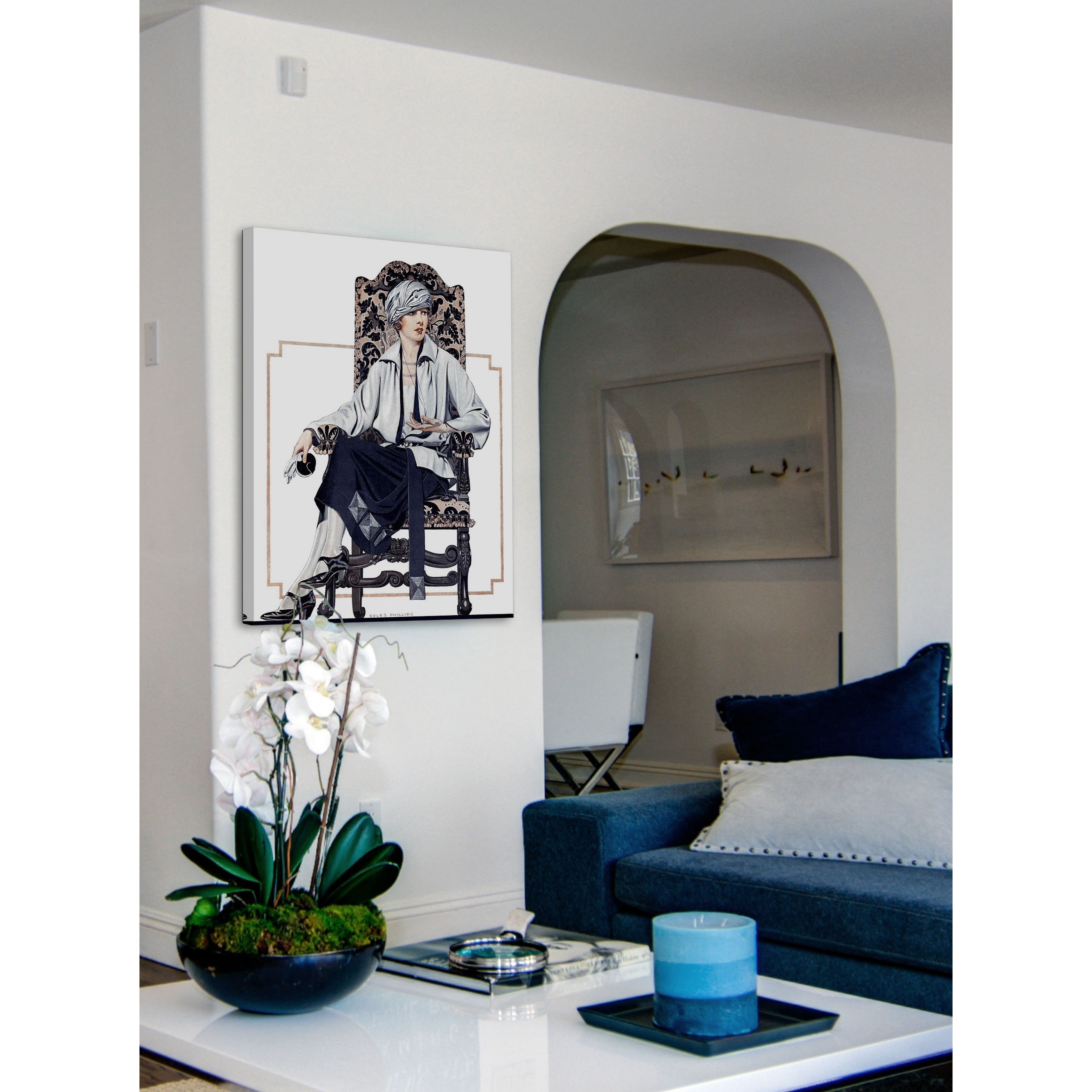 Marmont Hill "Seated Woman" by Coles Phillips Painting Print on Canvas