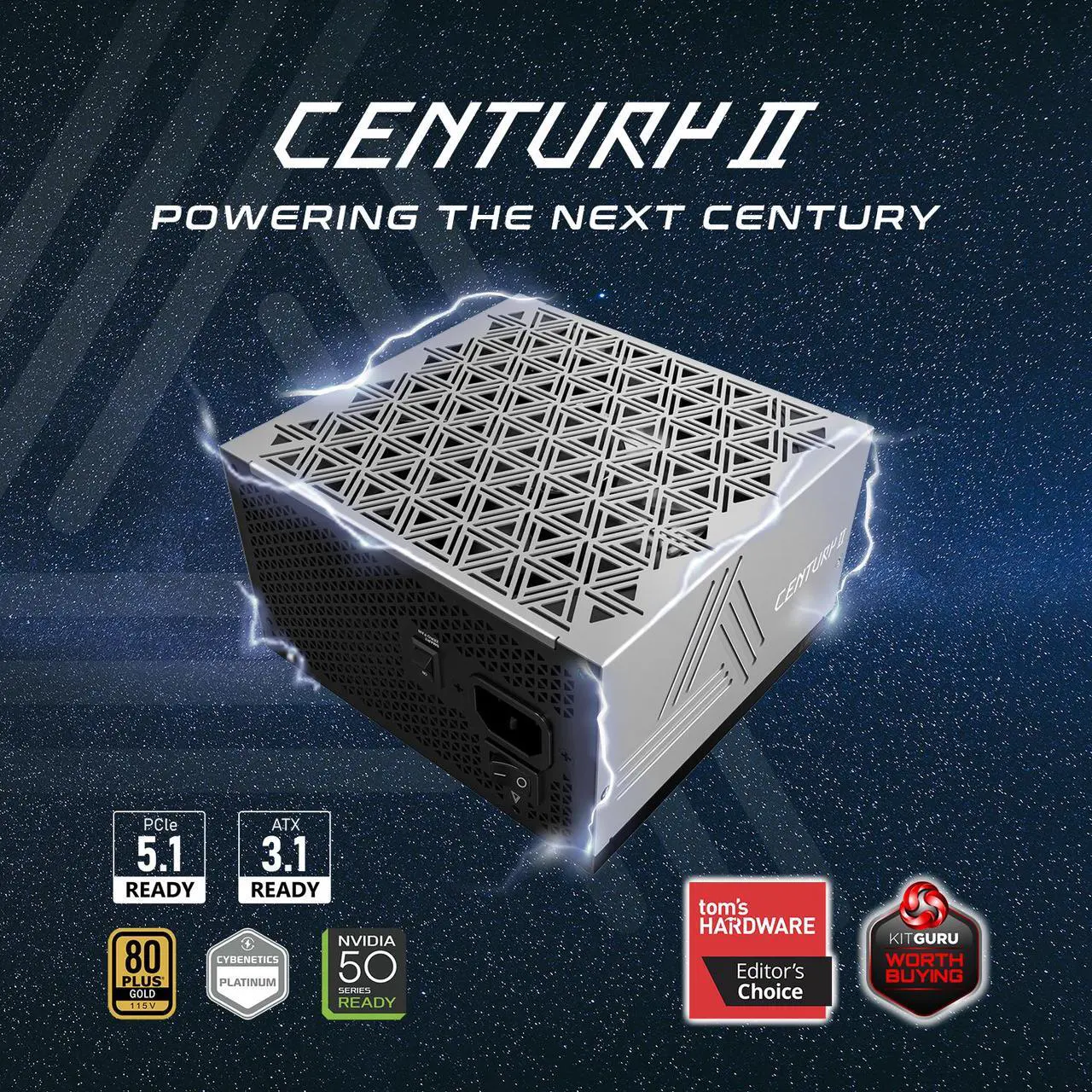 Montech Computer Case PSU Combo - KING 15 PRO (B) Bundle with Century II 850W PSU
